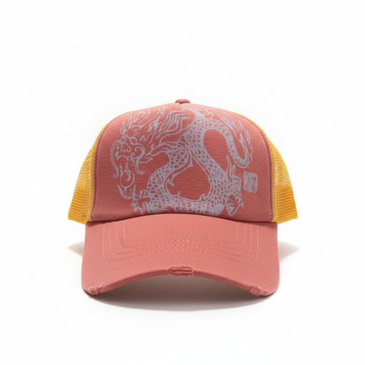 Heritage Dragon Distressed Cap
