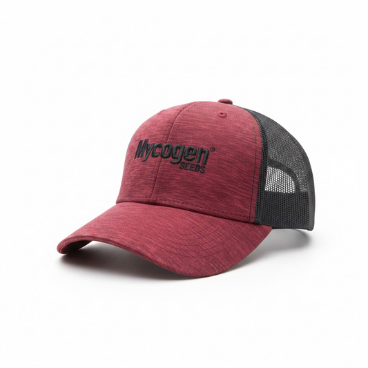 Mycogen Seeds Heather Burgundy Trucker Hat