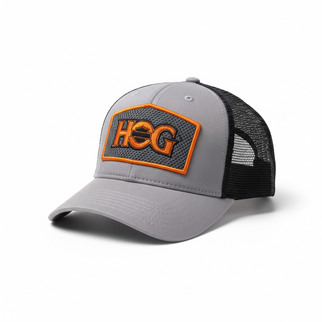 HOG Emblem Two-Tone Mesh Cap