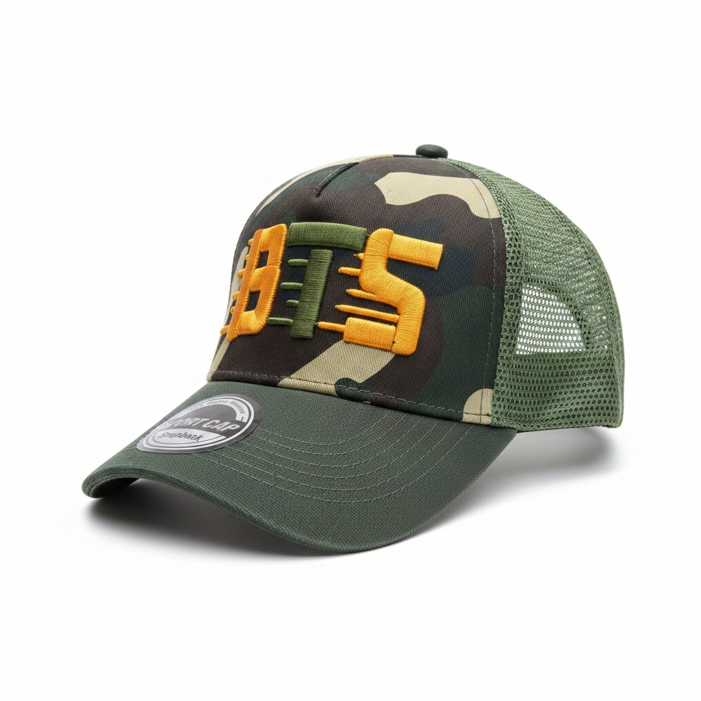 BTS "Urban Camo" Trucker