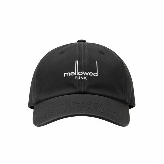 Mellowed Funk Embroidered Cotton Dad Hat - Black