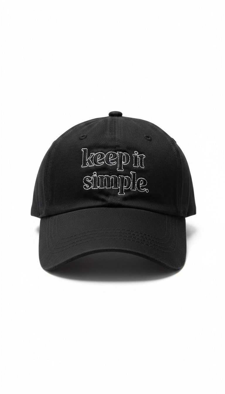 The "Keep It Simple" Dad Hat