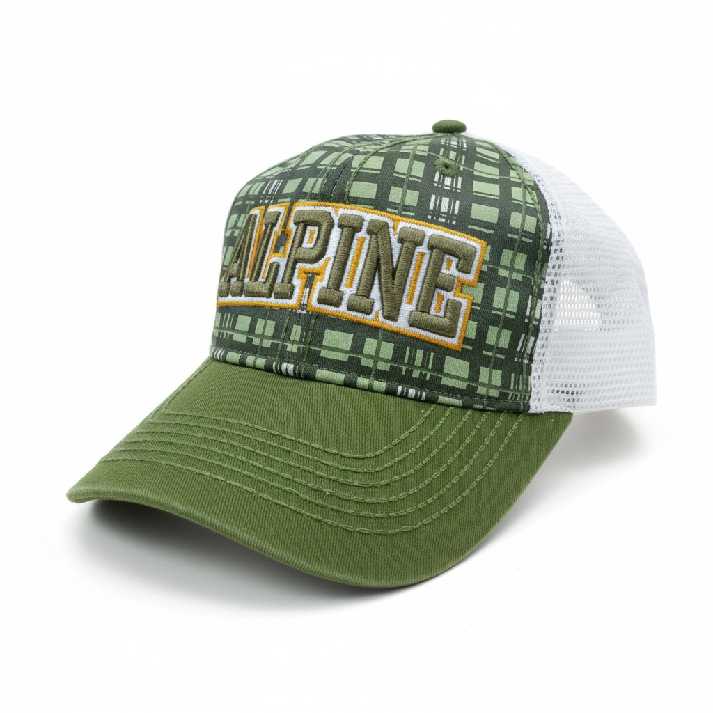 The Alpine Plaid Trucker