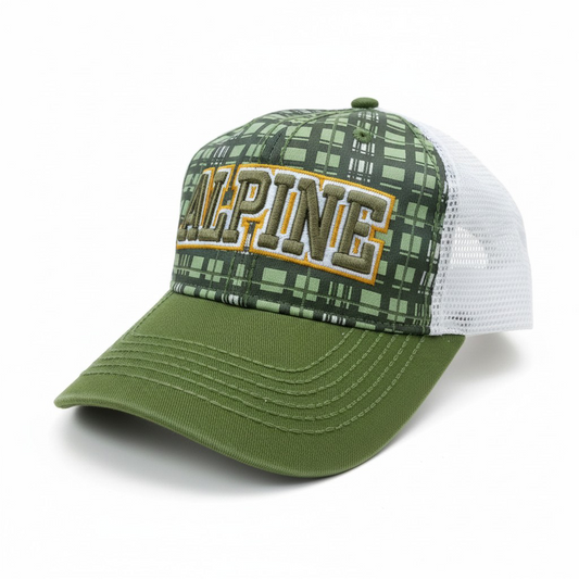 The Alpine Plaid Trucker