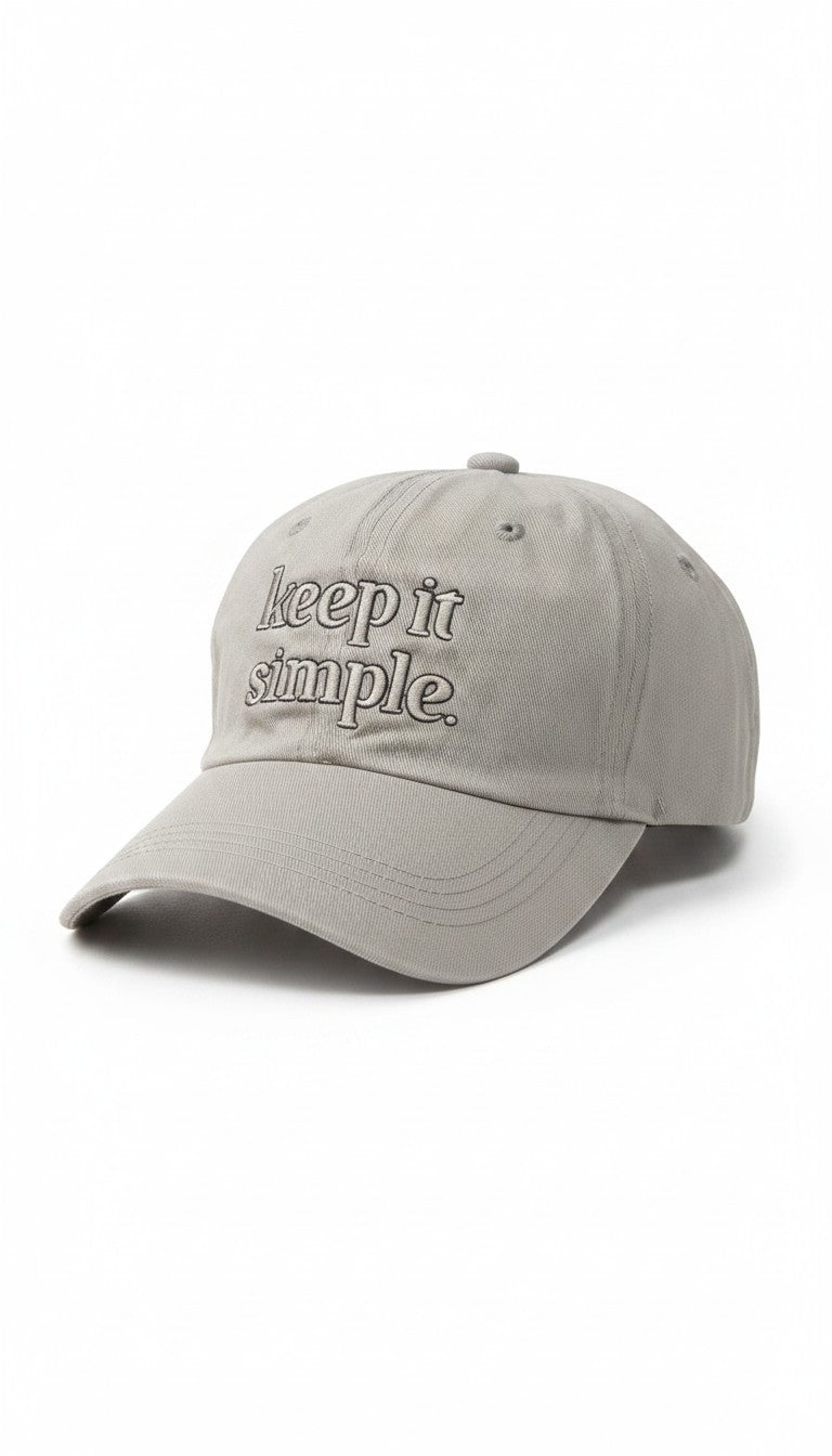 The "Keep It Simple" Dad Hat
