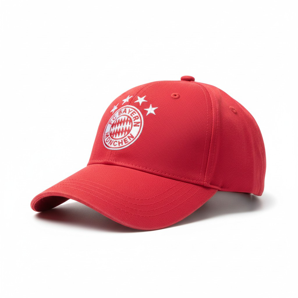 FC Bayern Munich Red Crest Baseball Cap