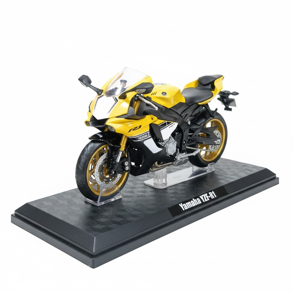 Yamaha YZF-R1 60th Anniversary Edition Diecast Model (1:12 Scale)