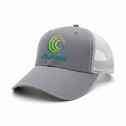 Channel Logo Mesh Trucker Hat
