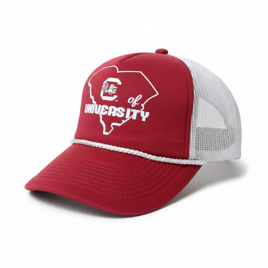 Vintage-Inspired South Carolina Script Trucker Hat
