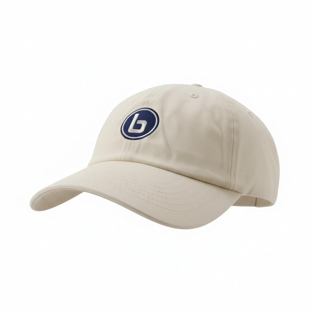 Bogner "B" Logo Cotton Twill Baseball Cap – Sand/Beige