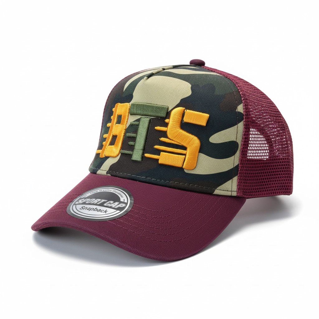 BTS Signature Camo Trucker
