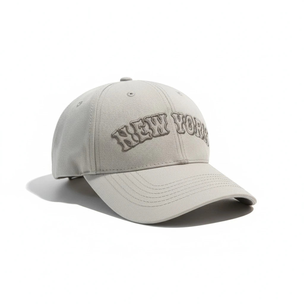 Vintage-Style Arched New York Graphic Hat