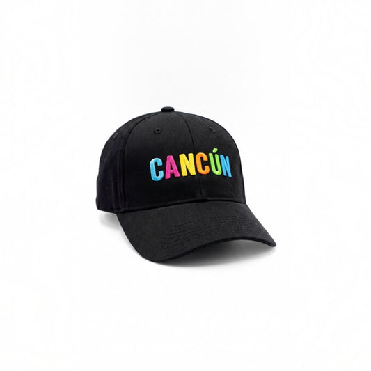 Cancún Colorful Lettering Dad Hat
