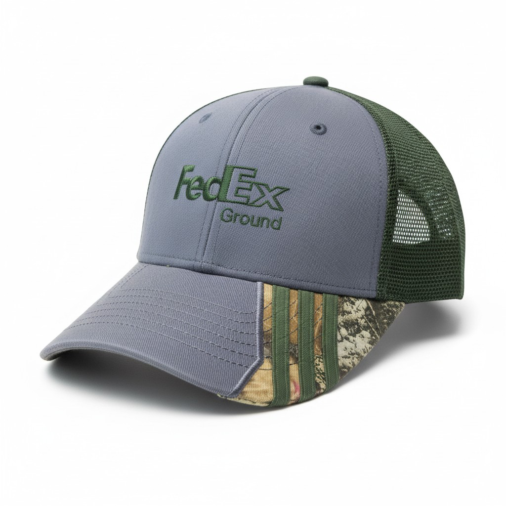FedEx Ground Two-Tone Mesh Trucker Cap