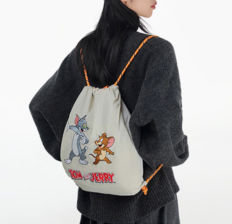Tom and Jerry™ Original Disney "Perfect Harmony" Drawstring Tote Backpack