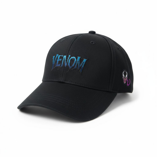 Marvel Venom Black Cap – Embroidered Logo