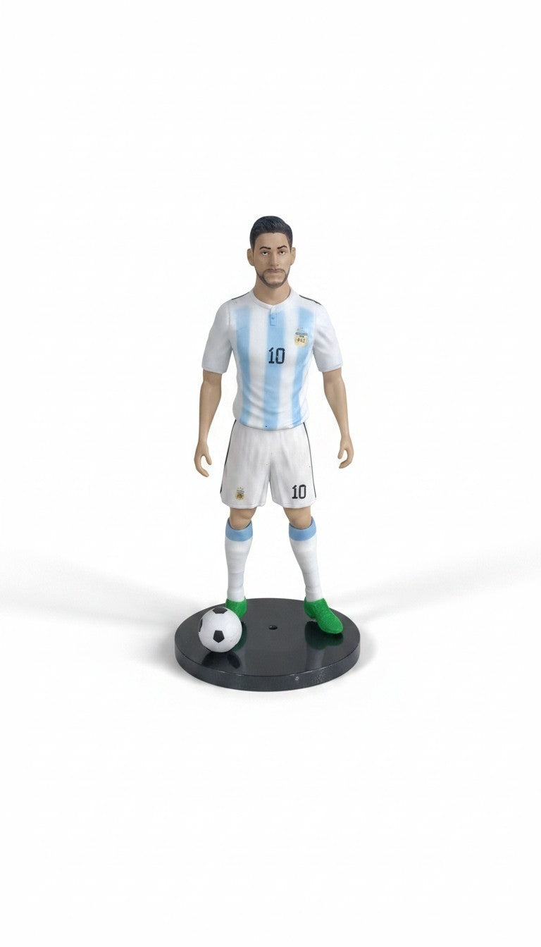 Lionel Messi #10 Argentina National Team Football Figurine