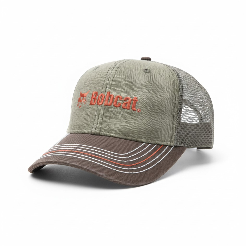 Bobcat Earth-Tone Mesh Trucker Hat