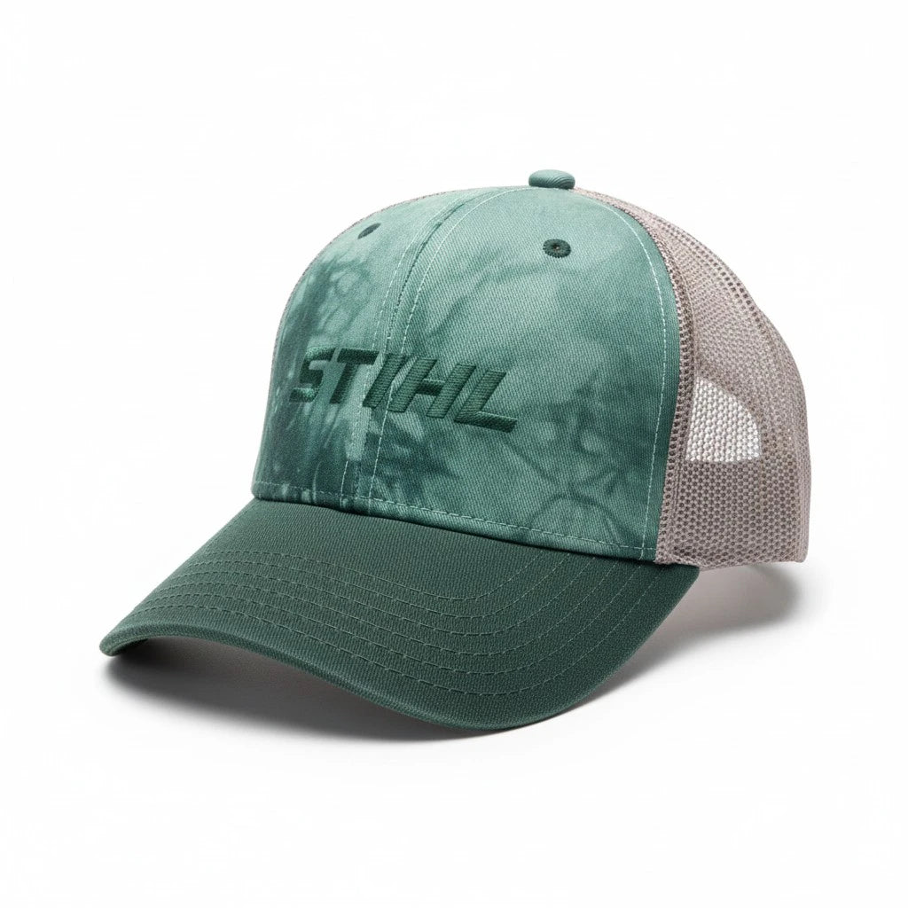 STIHL Forest Green Tie-Dye Trucker Hat