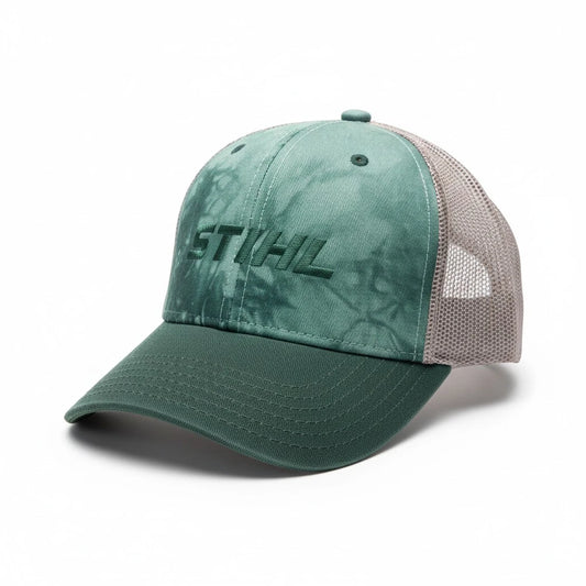 STIHL Forest Green Tie-Dye Trucker Hat