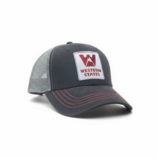 Western States Trucker Hat – Charcoal & Grey
