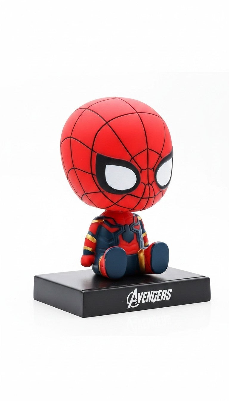 Marvel Avengers Spider-Man Iron Spider Sitting Mini Bobblehead / Figure